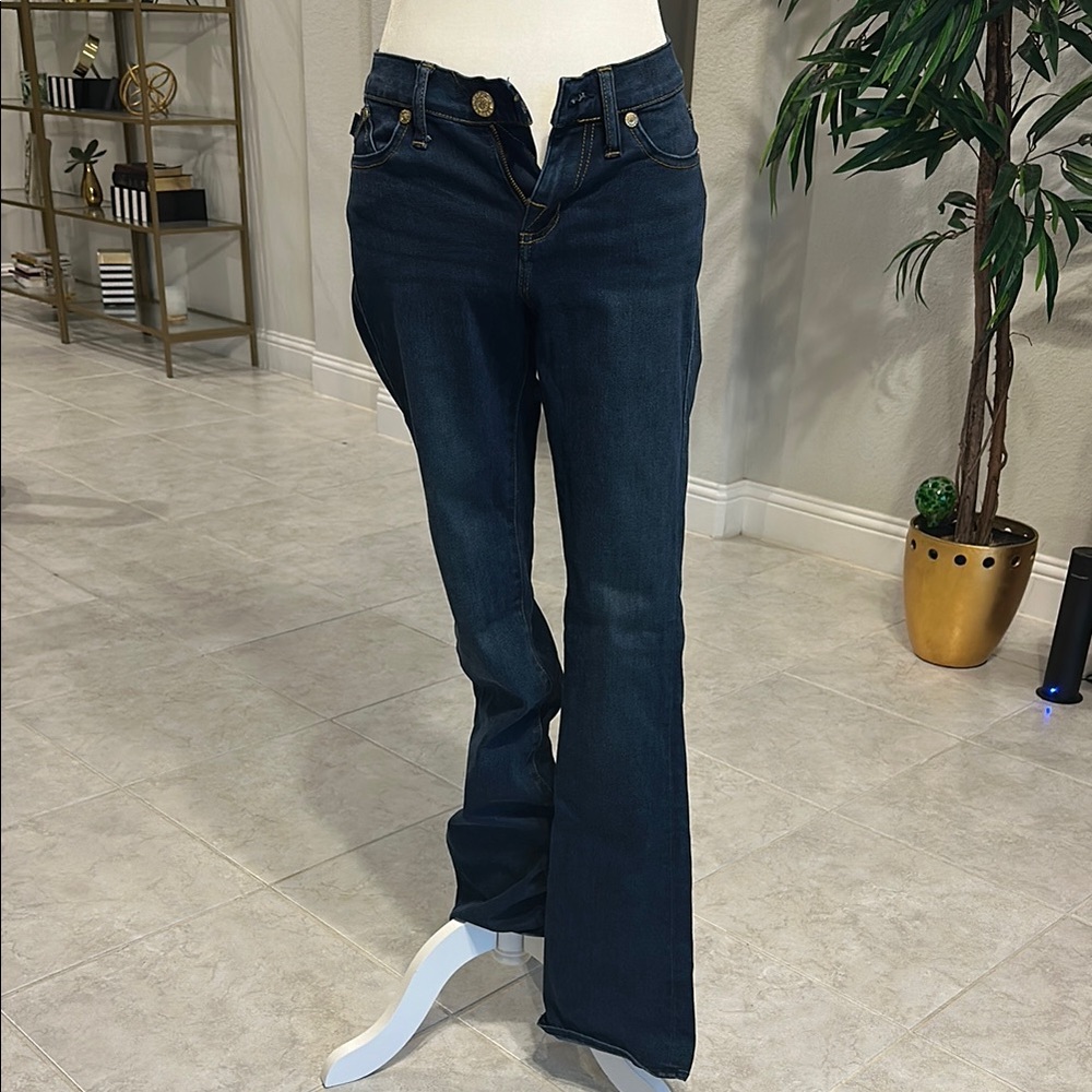 Rock & Republic Blue Flare Leg Denim